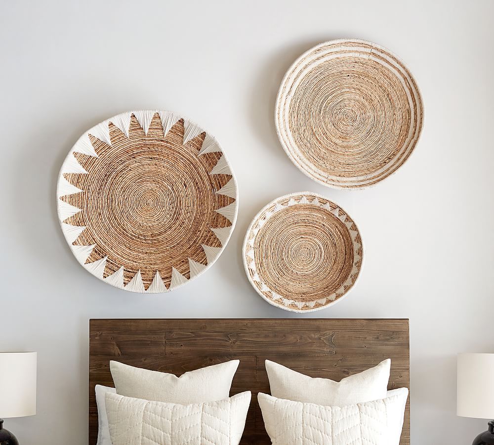 Sunny Handwoven Basket Wall Art | Pottery Barn (US)