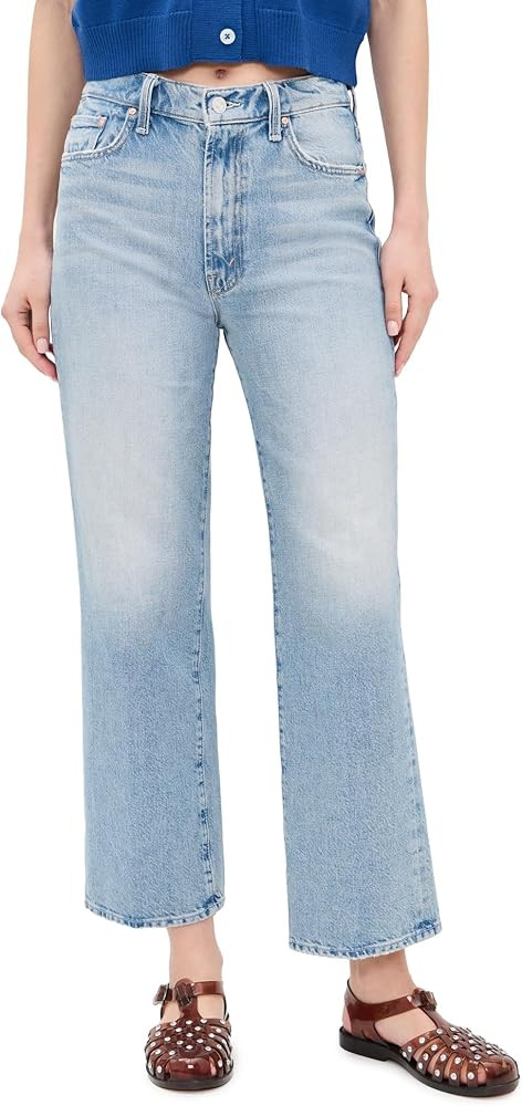 Mother Women's The Rambler Zip Flood Jeans | Amazon (US)