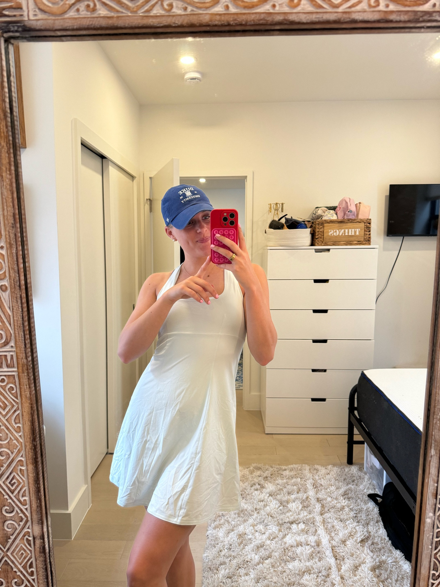 white tennis outfit! love love love

this is from outdoor voices but I linked similar ones 