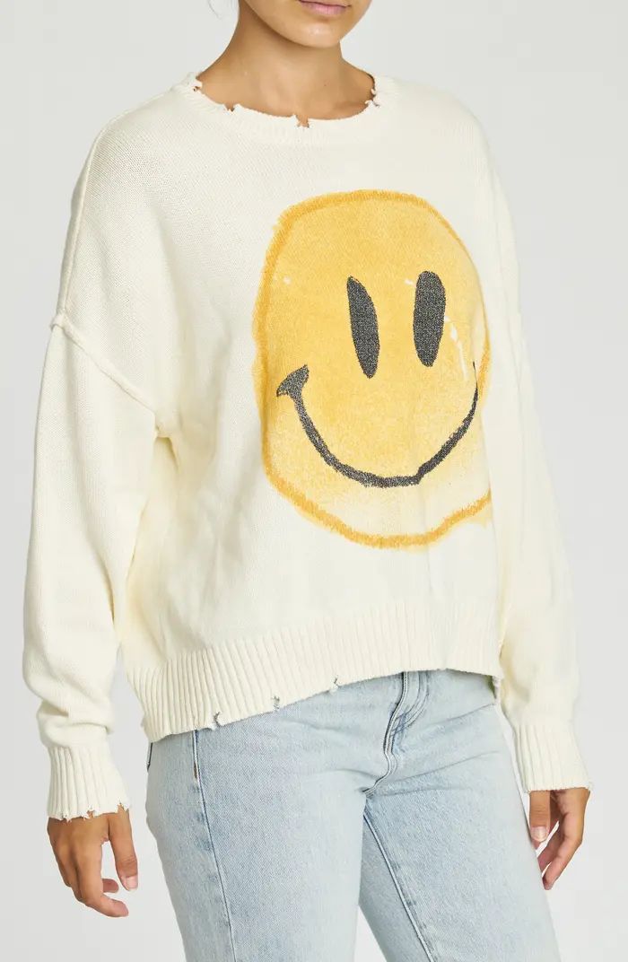 Eva Smiley Face Sweater | Nordstrom