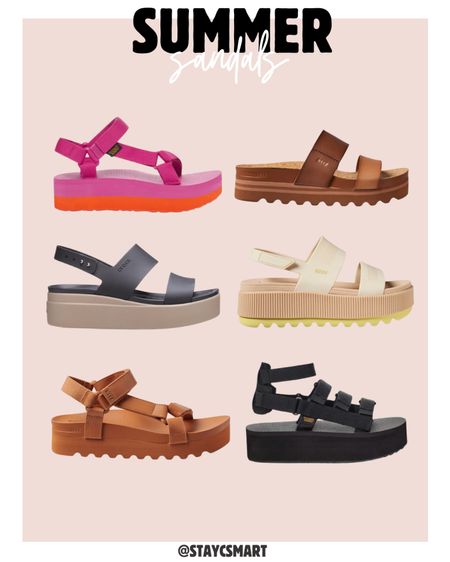 Summer sandals - sandals for summer - summer fashion - Teva - reef sandals - new sandals 

#LTKStyleTip #LTKShoeCrush #LTKSeasonal