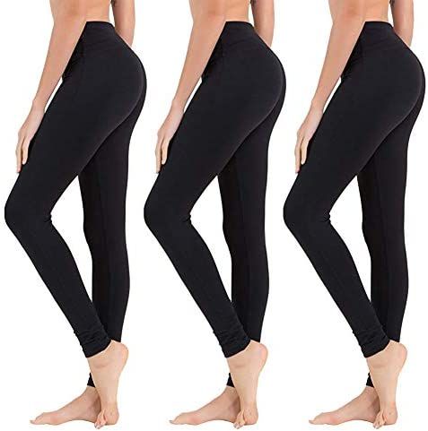 Amazon.com: SYRINX High Waisted Leggings for Women - Soft Athletic Tummy Control Pants for Runnin... | Amazon (US)