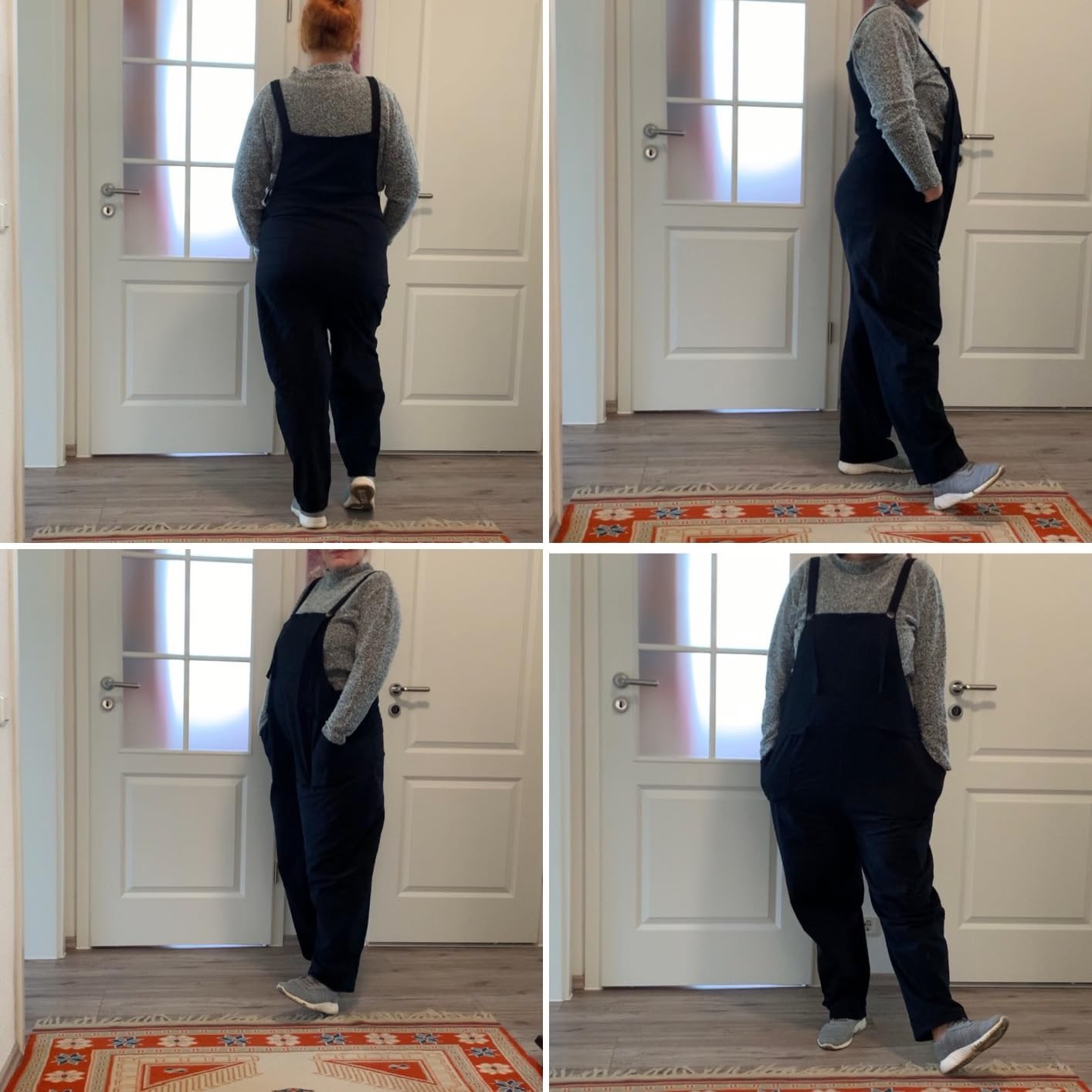YESNO Damen Latzhose Sommer Oversize Trägerhose Beiläufig Loose Bib Pants Overall Baggy Jumpsuit Strampler Sommerhose mit Träger PV9DE | Amazon (DE)