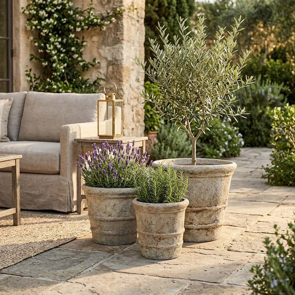 Rustic Terracotta Outdoor Planters for Patio Styling - Indoor Flower Pots for Living Room and Hom... | Wayfair North America
