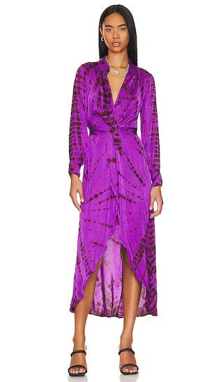 Siren Shirt Dress in Purple Saphire Tiger Eye Wash | Vacation Dress Outfits | Spring 2023 Outfits  | Revolve Clothing (Global)