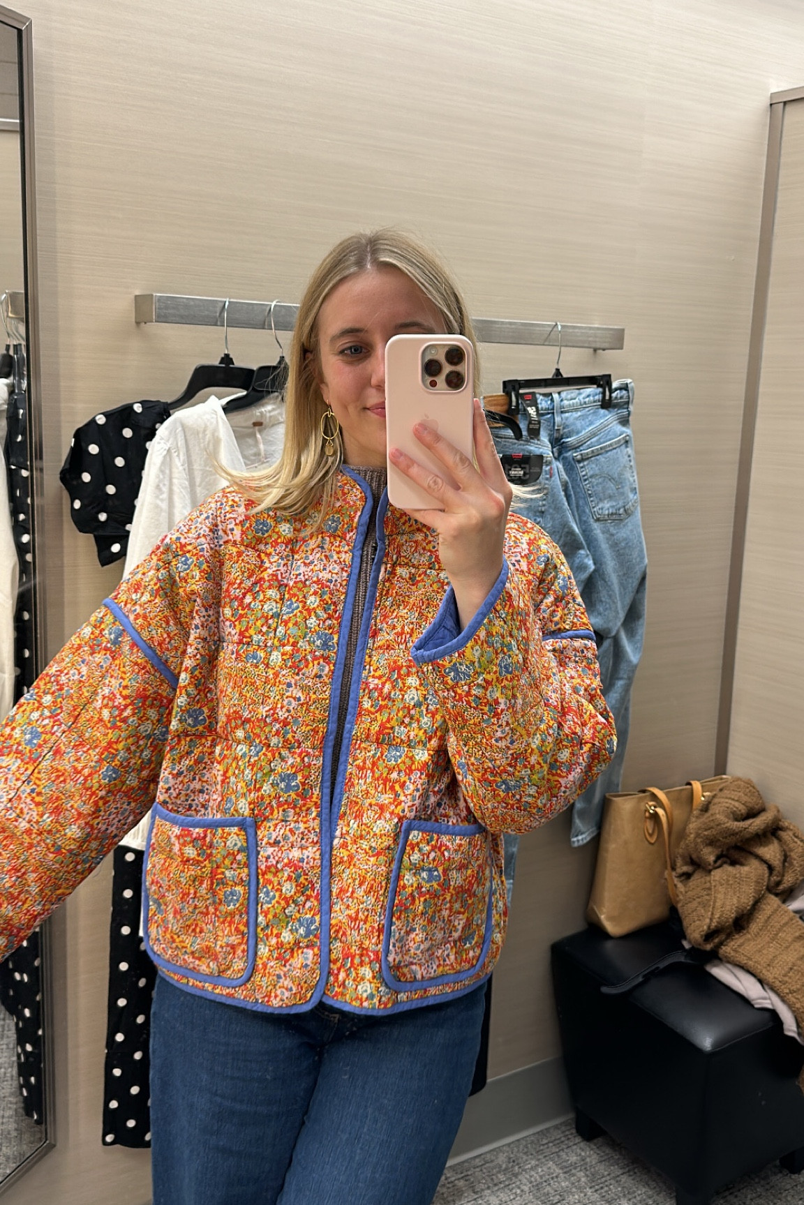 Perfect quilted boho inspired floral jacket! This jacket is amazing for any time of the year and the colors are beautiful for the spring and fall🧡

#LTKstyletip #LTKSeasonal #LTKGiftGuide