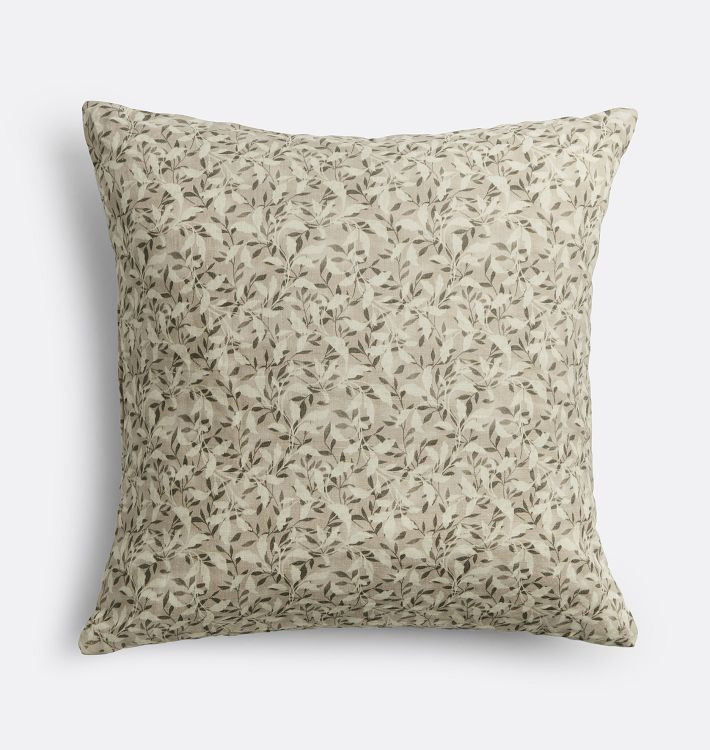 Flora Linen Pillow Cover | Rejuvenation