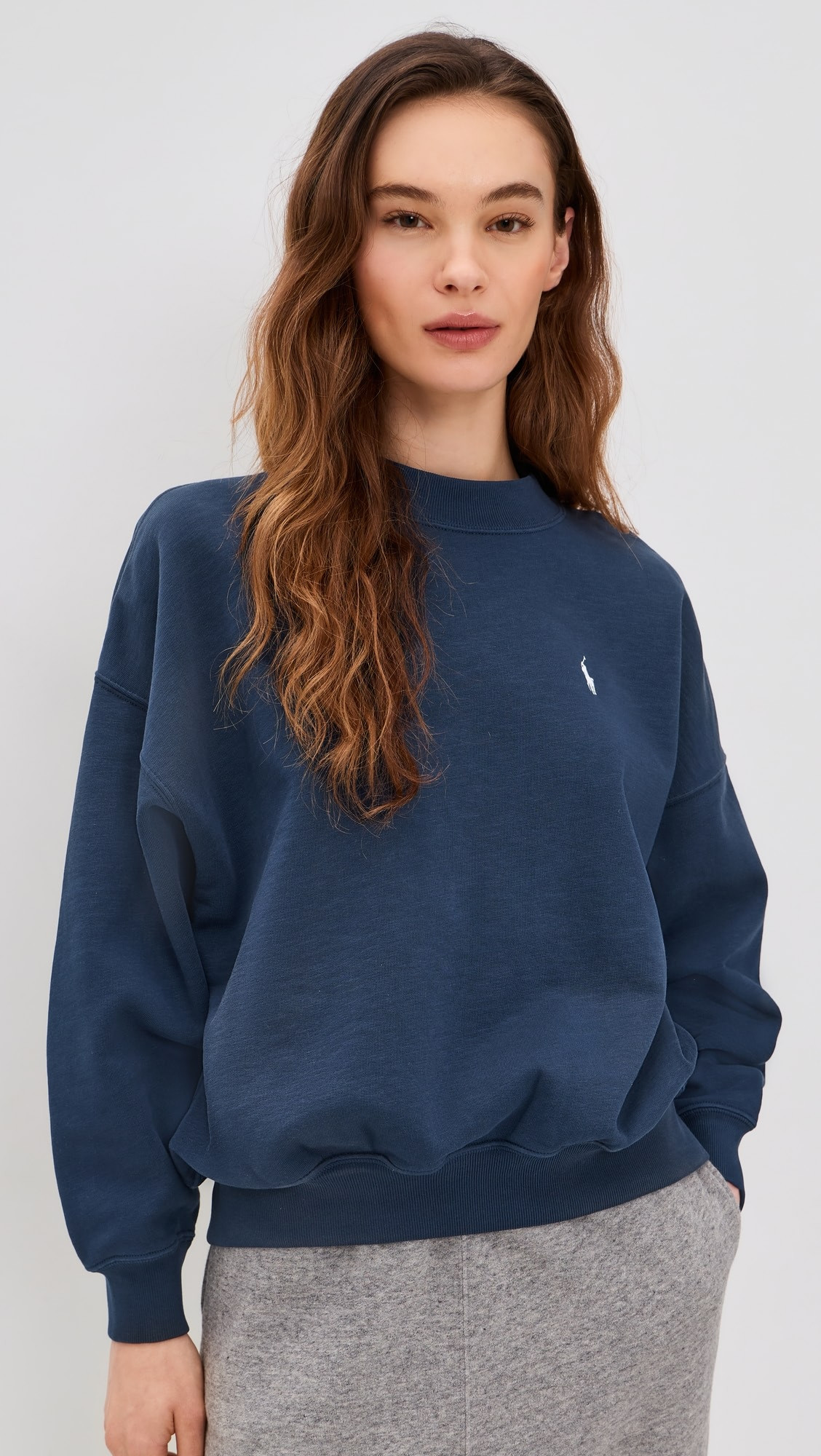 Vintage Fleece Knit Long Sleeve Crew Neck | Shopbop