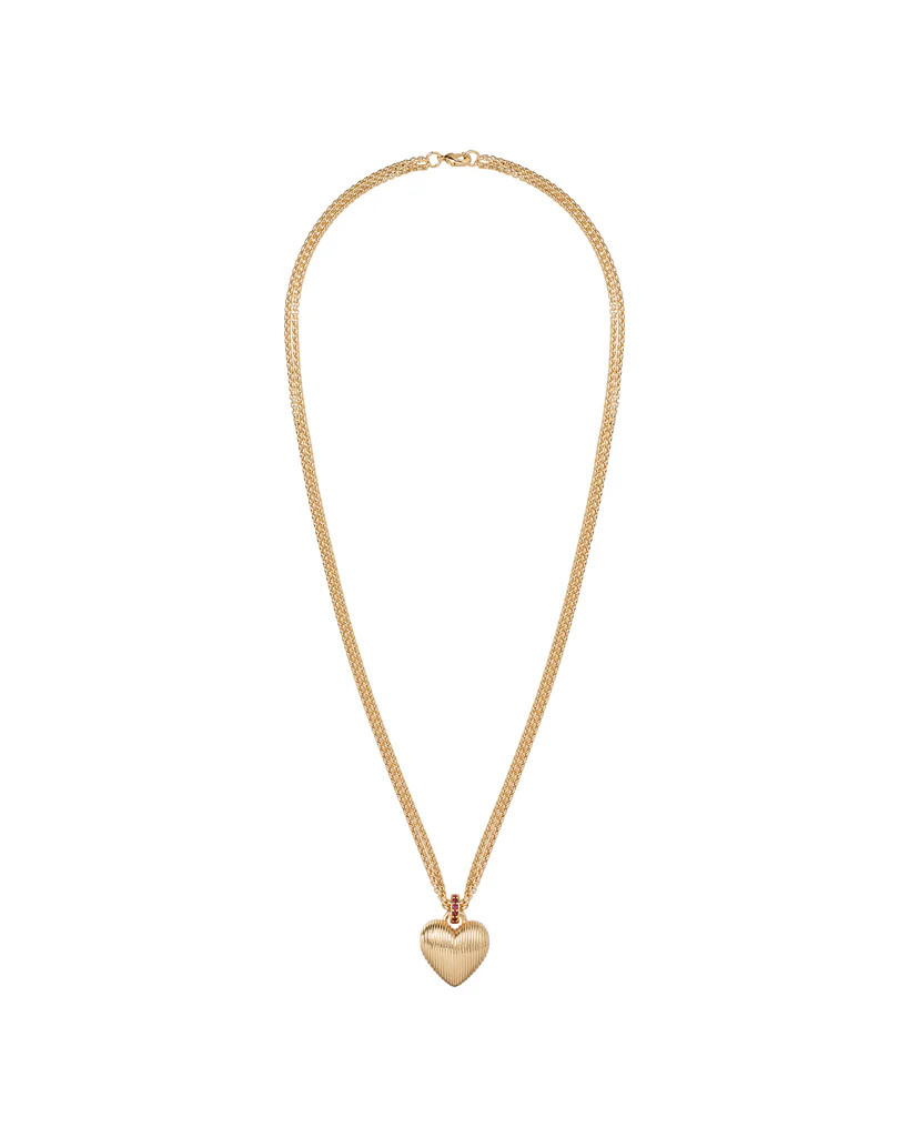 The Mini Florentine Heart Pendant | Roxanne Assoulin