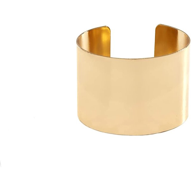 Gold Cuff Bracelets for Women Fashion Chunky Gold Bracelets for Women Hinge Gold Bangle Bracelets... | Walmart (US)