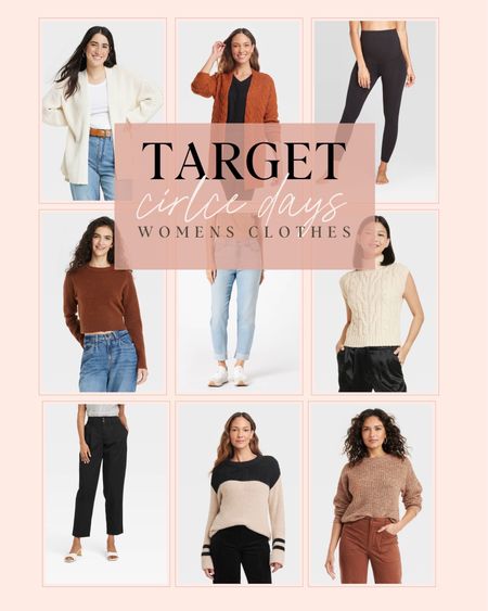 Target circle days women's clothing finds. So many gorgeous sweaters for fall and all 30% off! 

#LTKstyletip #LTKSeasonal #LTKsalealert