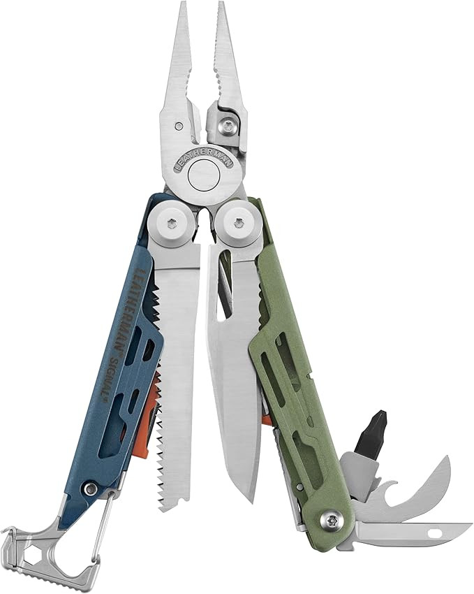 LEATHERMAN, Signal, 19-in-1 Multi-tool for Outdoors, Camping, Hiking, Fishing, Survival, Durable ... | Amazon (US)