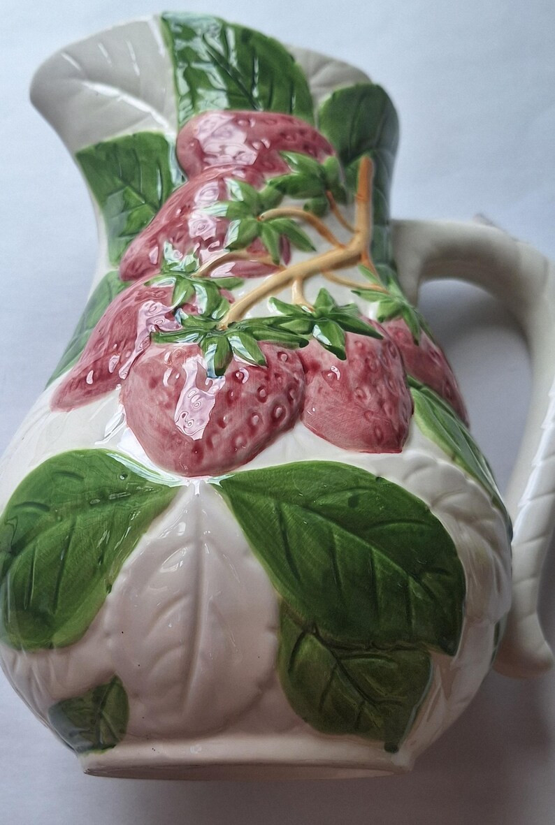 Vintage Stafford Strawberry Pitcher - "Fruit of the day"  7.5"- 1987. | Etsy (US)