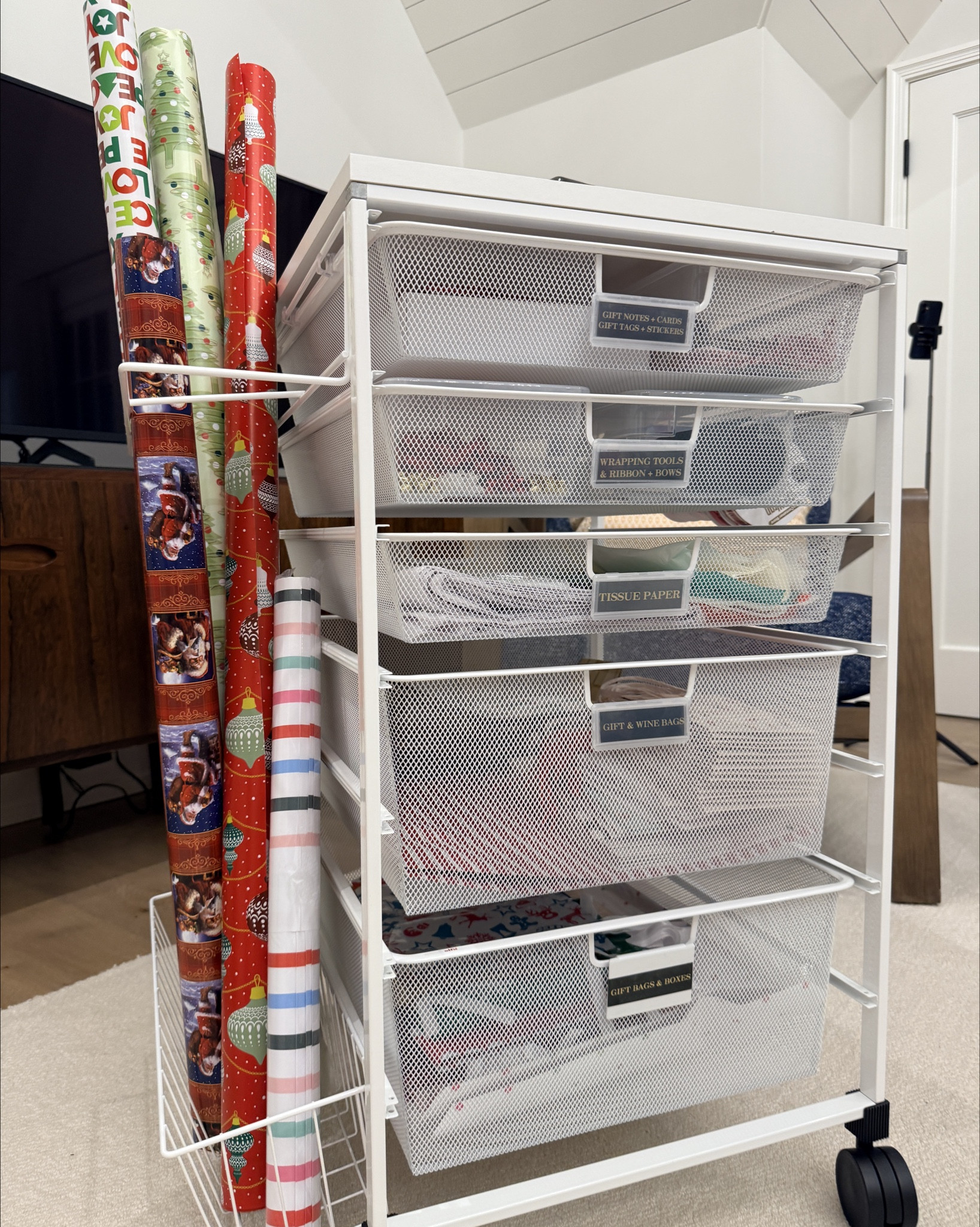 Elfa Gifting Cart for your Holiday gift wrap

#LTKSeasonal #LTKGiftGuide #LTKHoliday