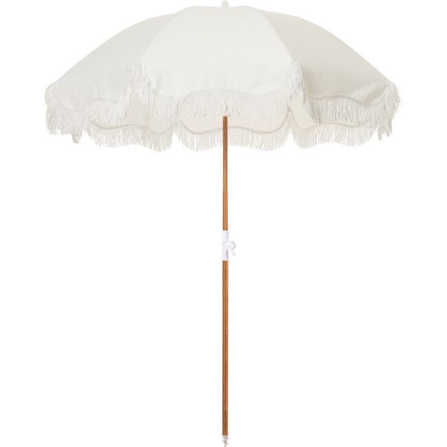 Business & Pleasure Co. | Holiday Lightweight Beach Umbrella, Antique White | Maisonette | Maisonette
