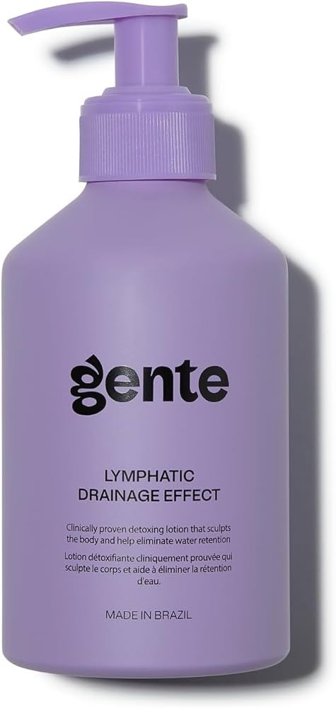 GENTE BEAUTY Lymphatic Drainage Lotion - Detox, Slimming & Tightening - Reduces Measurements, Sof... | Amazon (US)