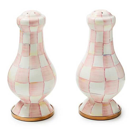 Rosy Check Large Salt & Pepper Shakers | MacKenzie-Childs