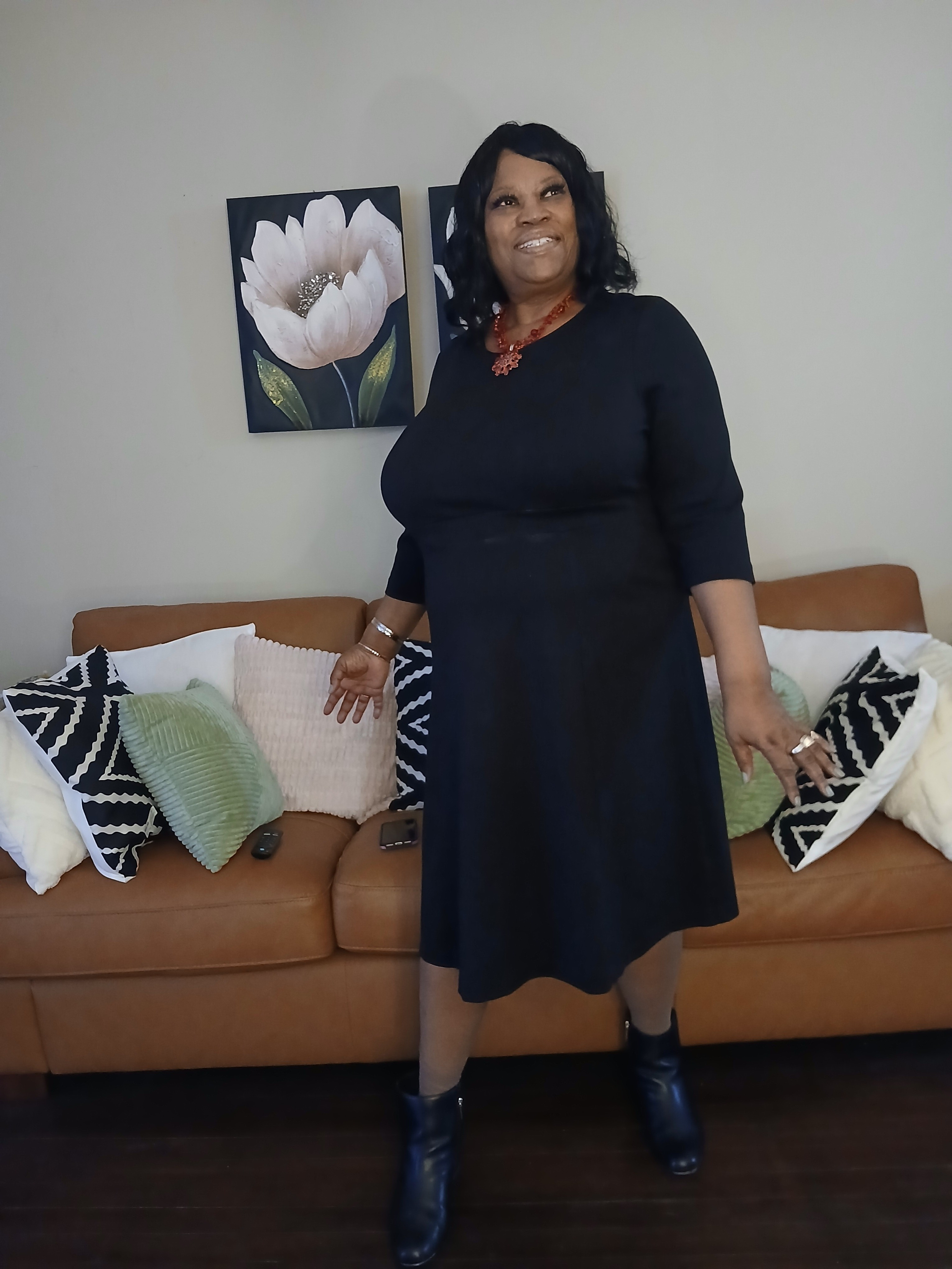A little black dress will never let you down. You can dress it up or down. I will always keep a black dress or two on hand.

#LTKootd #LTKPlusSize #LTKOver40