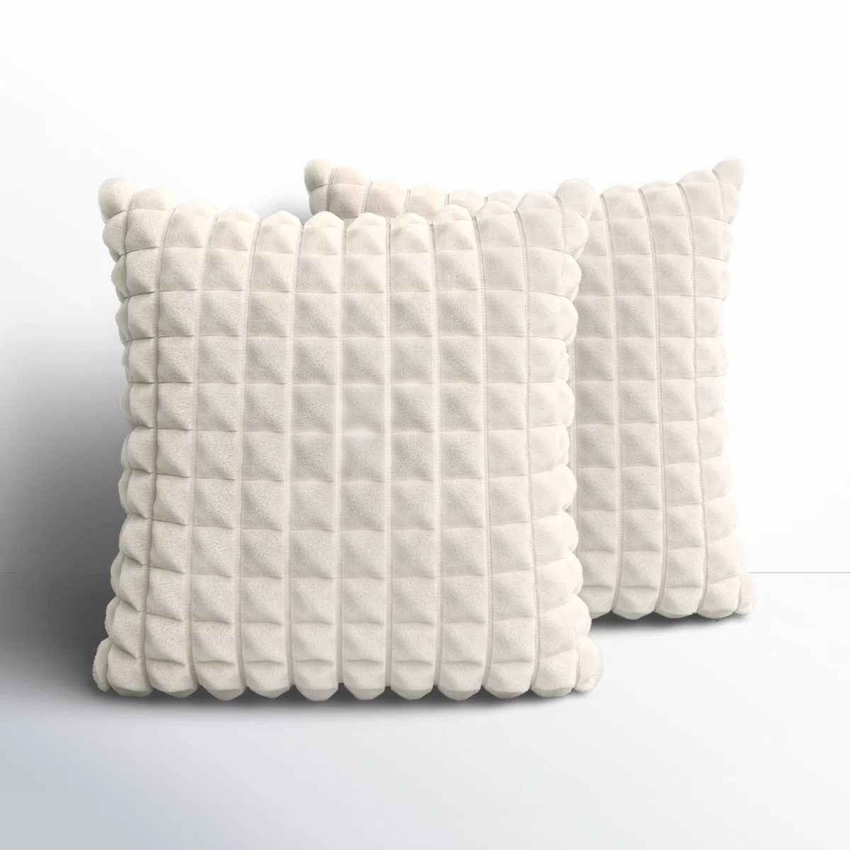 Kya Faux Fur Throw Square Pillow Cover & Insert (Set of 2) | Wayfair North America