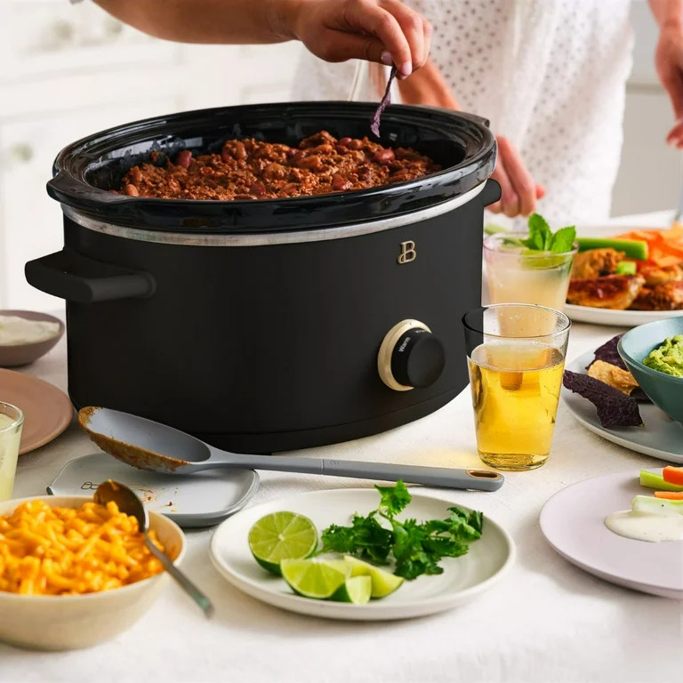 Beautiful 8QT Slow Cooker, Black Sesame by Drew Barrymore | Walmart (US)