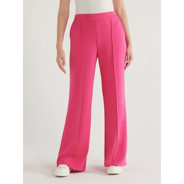 Scoop Women's Scuba Knit Trouser Pants, Sizes XS-XXL - Walmart.com | Walmart (US)