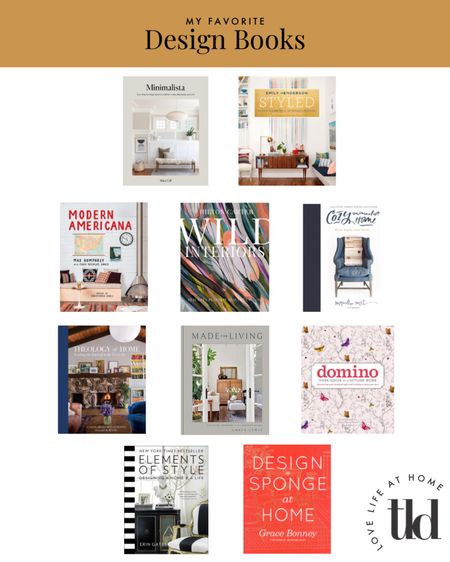 Our favorite design books to help hone your style and discover timeless design pieces.