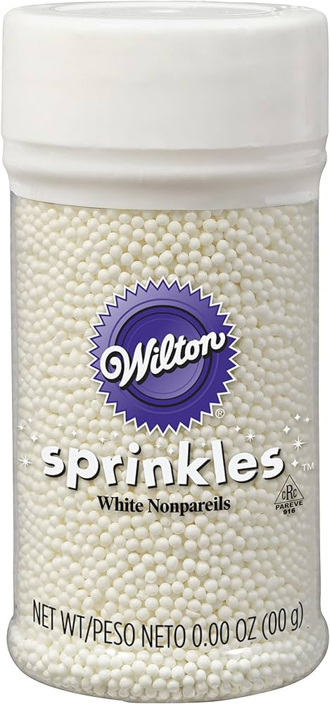 Wilton White Nonpareils, 3 oz. - Cake Decorating Supplies | Amazon (US)
