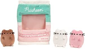 GUND Pusheen Meowshmallows Bag of Treats with Removable Mini Plush, Stuffed Animals for Ages 8 an... | Amazon (US)