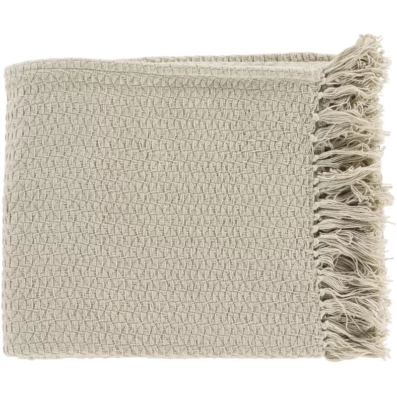 Beige Amea Cotton Throw | Wayfair Professional