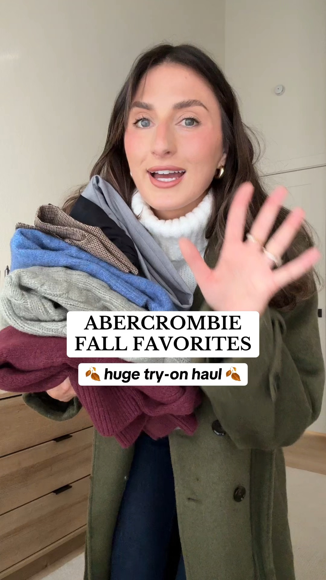 my fall abercrombie haul!! drooling over the sweaters and coat 🤤

#abercrombie #abercrombiepartner #abercrombiefall #sweaters #greencoat #woolcoat

#LTKVideo #LTKSeasonal #LTKStyleTip