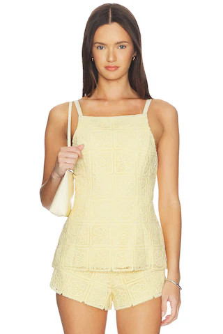 Amanda Uprichard x REVOLVE Alaska Top in Cornsilk from Revolve.com | Revolve Clothing (Global)