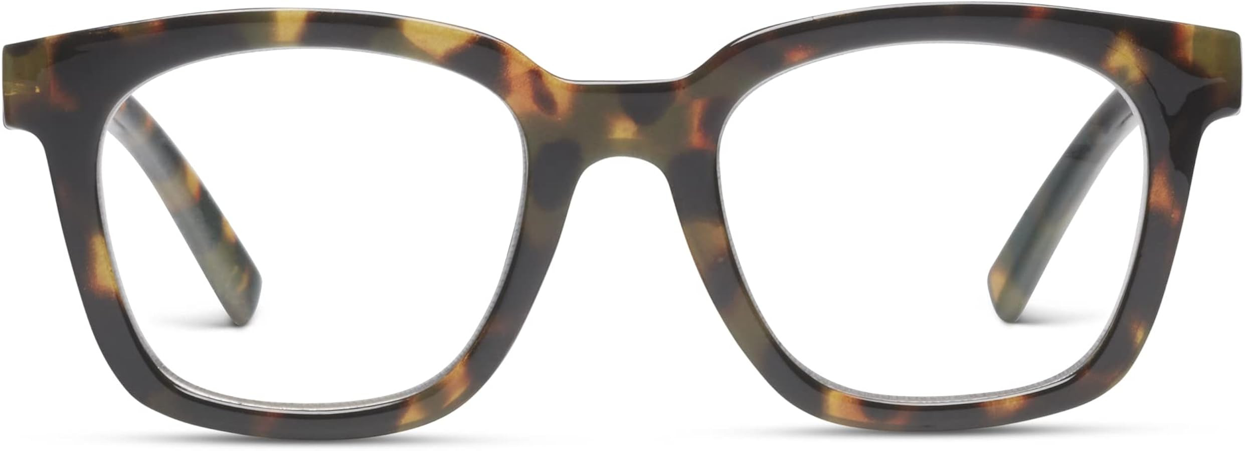 Peepers by PeeperSpecs Women's to The Max Square Blue Light Blocking Reading Glasses, Tortoise, 4... | Amazon (US)