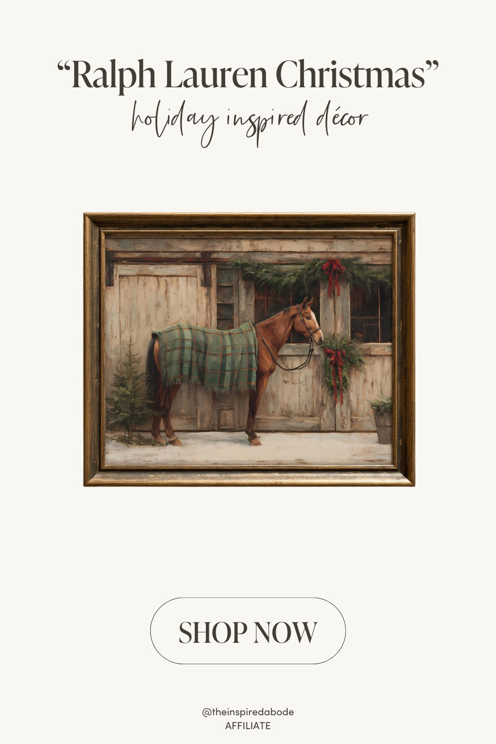 Rustic, equestrian, and perfectly moody – we love this ideal holiday art print for a classic lodge-inspired look à la Ralph Lauren! 

 #LTKHoliday #LTKHome #LTKFindsUnder50