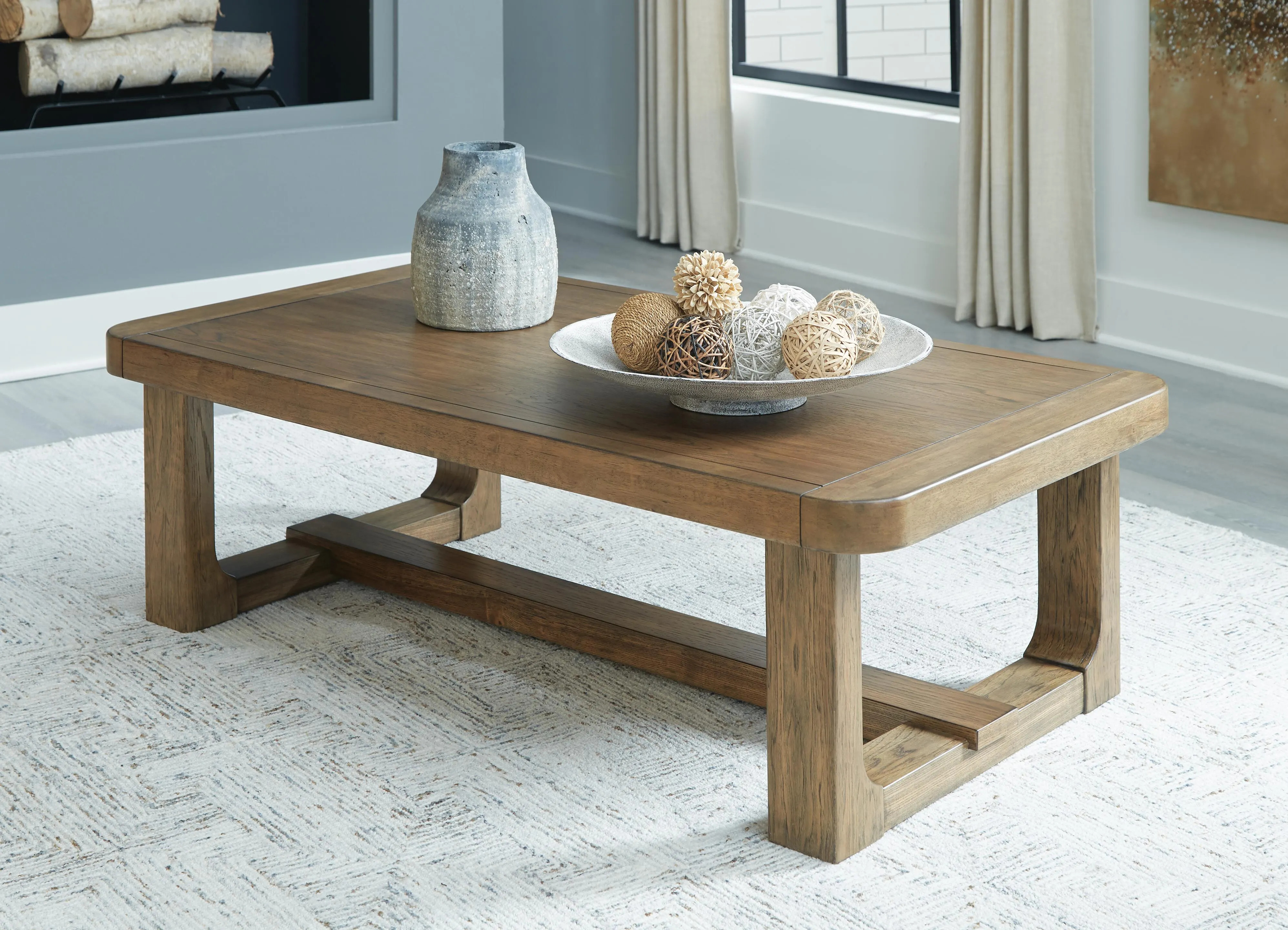 Cabalynn Coffee Table, Light Brown | Ashley