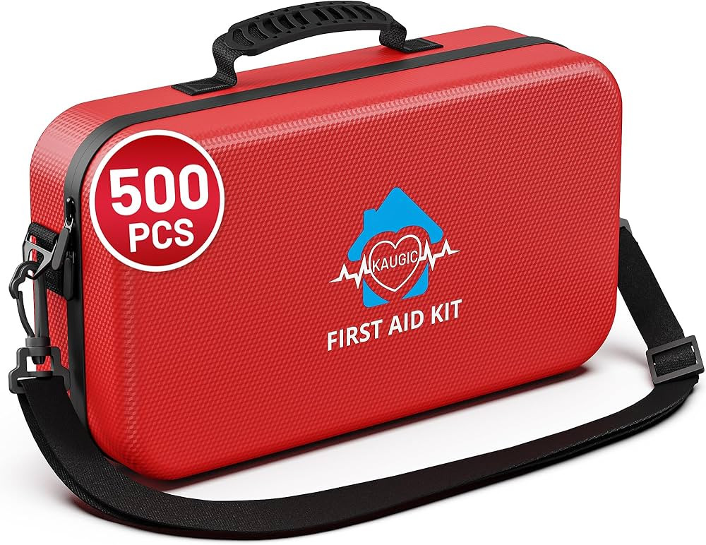 500 Pcs First Aid Kit for Home/Car/Travel/Camping/Businesses, Waterproof Emergency Kit for Hiking... | Amazon (US)