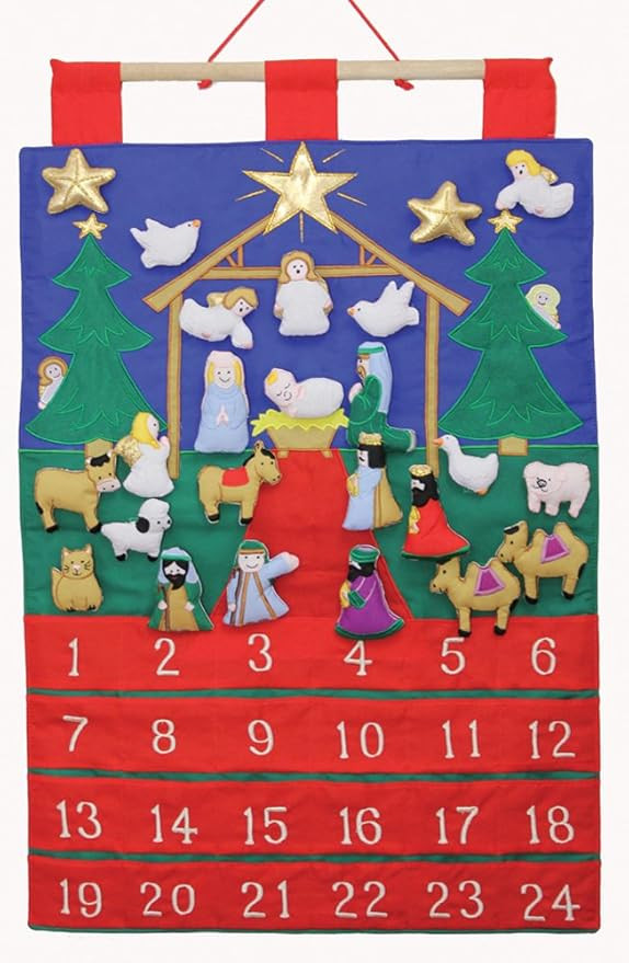 Tidings of Joy Fabric Advent Calendar (Countdown to Christmas) | Amazon (US)