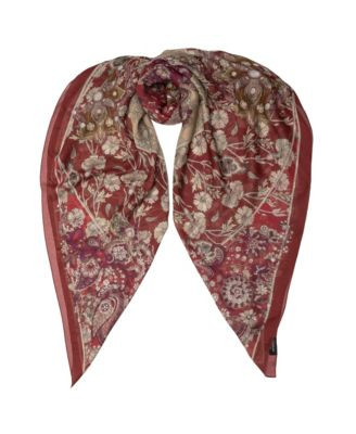 Elizabetta Stella - Modal Cashmere Scarf Shawl for Women - Terracotta | Macy's