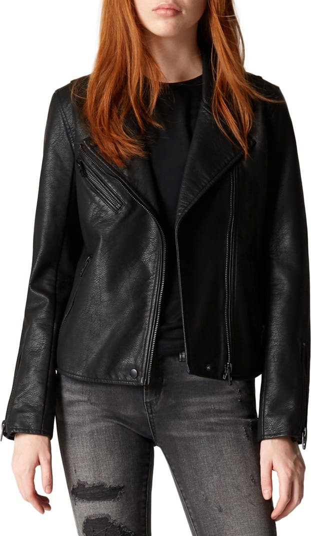Faux Leather Moto Jacket | Nordstrom