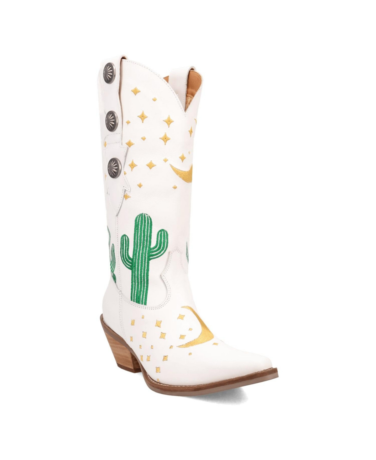 Dingo Women's Pachita Leather Boot - White | Macy's