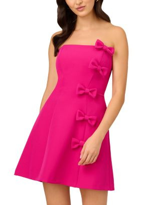 Stretch Crepe Strapless Mini Dress | Bloomingdale's (US)