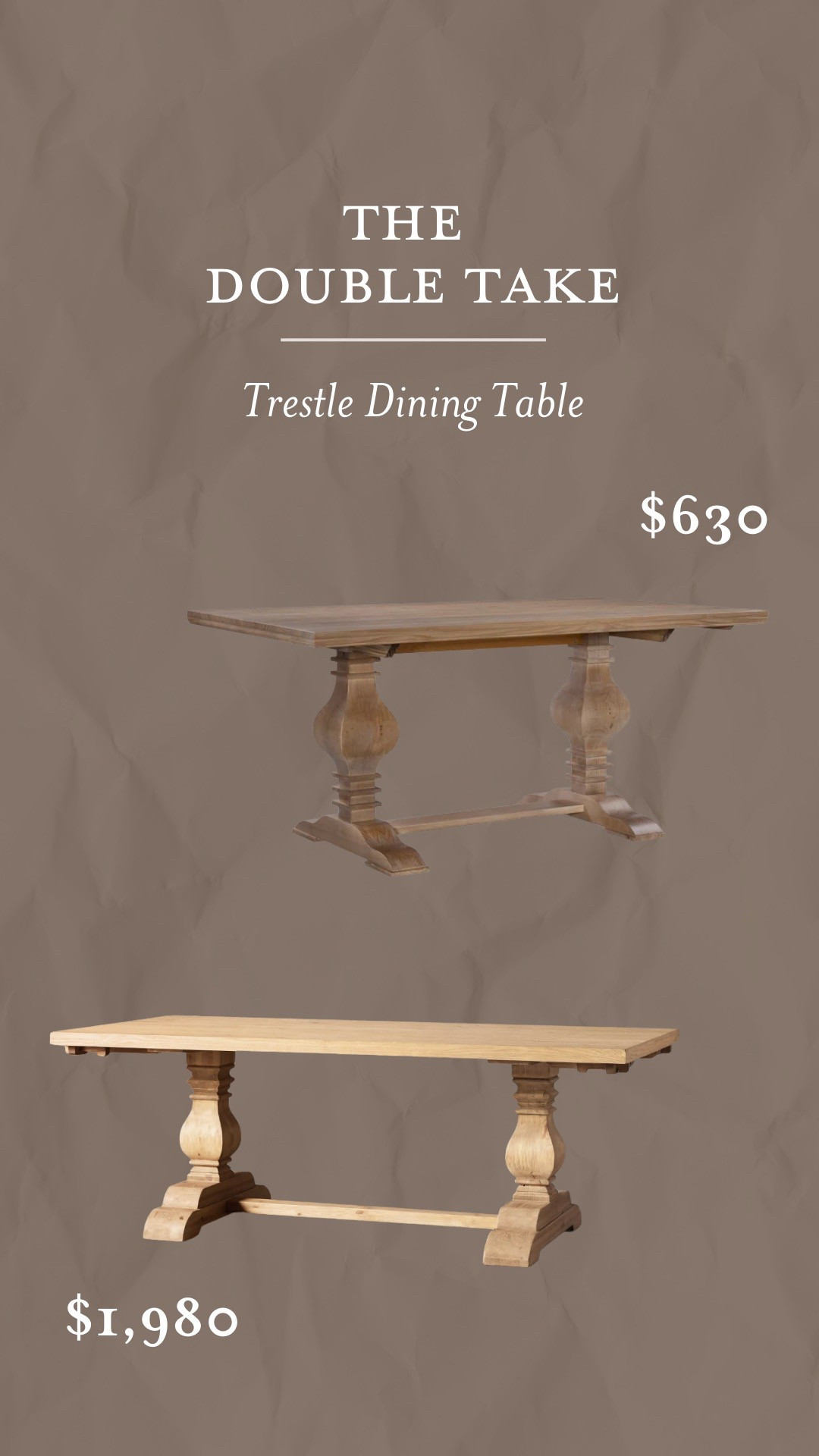 Get the look of our dining table for less! It’s solid wood and 50% off ✨🤗😍

#LTKHome #LTKSaleAlert