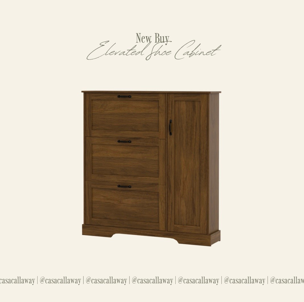 New shoe storage cabinet in our home! This one is a game changer 🫶🏼 

#LTKFamily #LTKSaleAlert #LTKHome