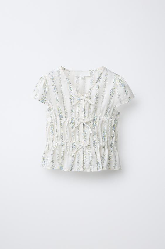 FLORAL PRINT TOP | Zara US