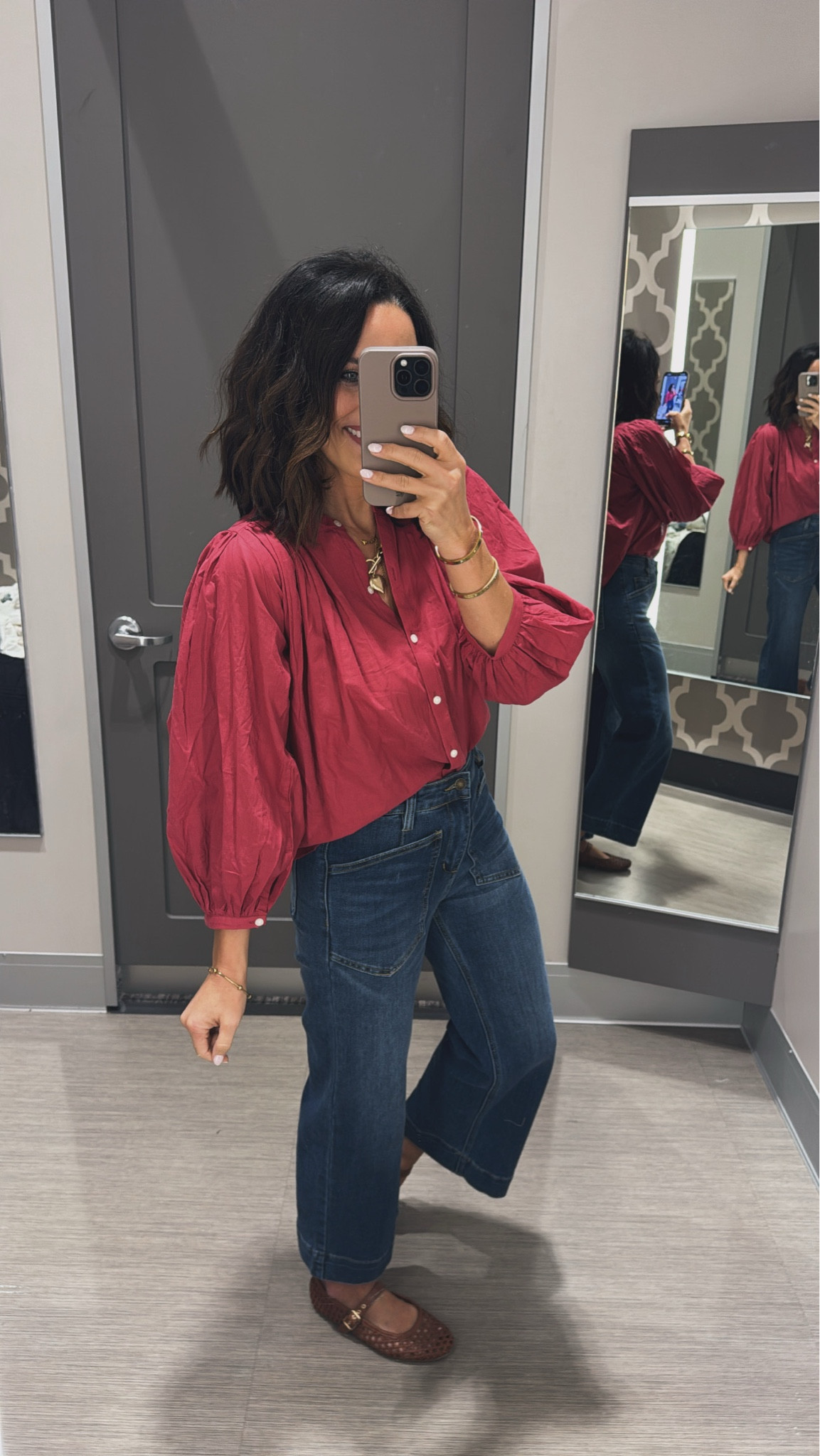 From work to dinner I'm loving this red blouse. So affordable and chic. Check out @target. I'm obsessed with this outfit. 

Red blouse outfit of the day work wear mom approved target finds chic wear women's fashion mom life casual elevated style date night teacher inspiration VintagePickin 

#LTKWorkwear #LTKmomlife #LTKootd