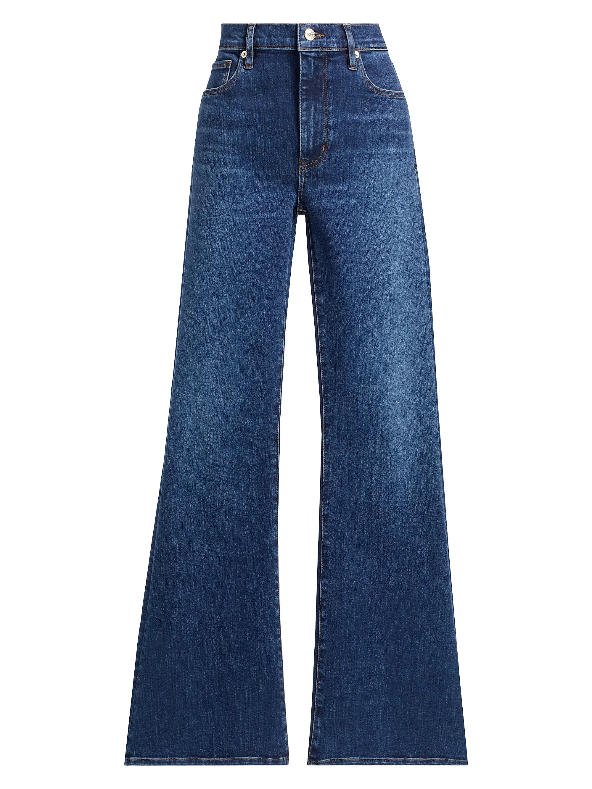 The Icon Flare-Leg Mid-Rise Jeans | Saks Fifth Avenue