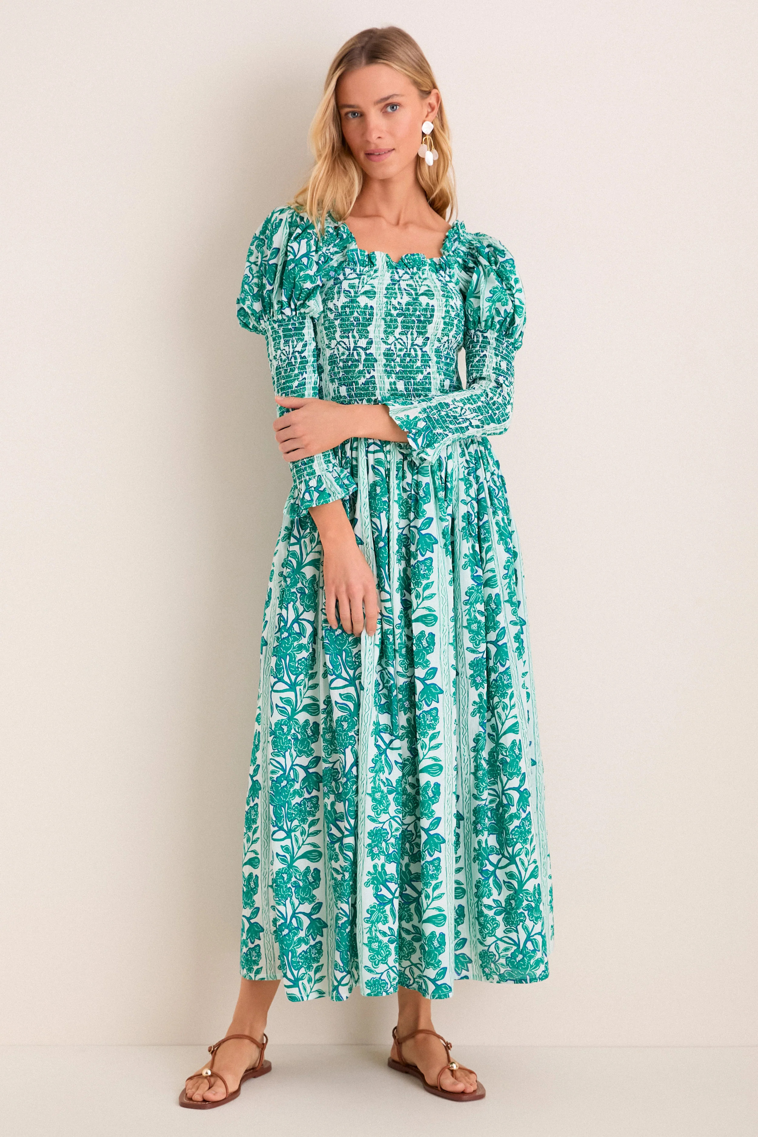 Green Serendipia Jocelyn Maxi Dress | Tuckernuck (US)
