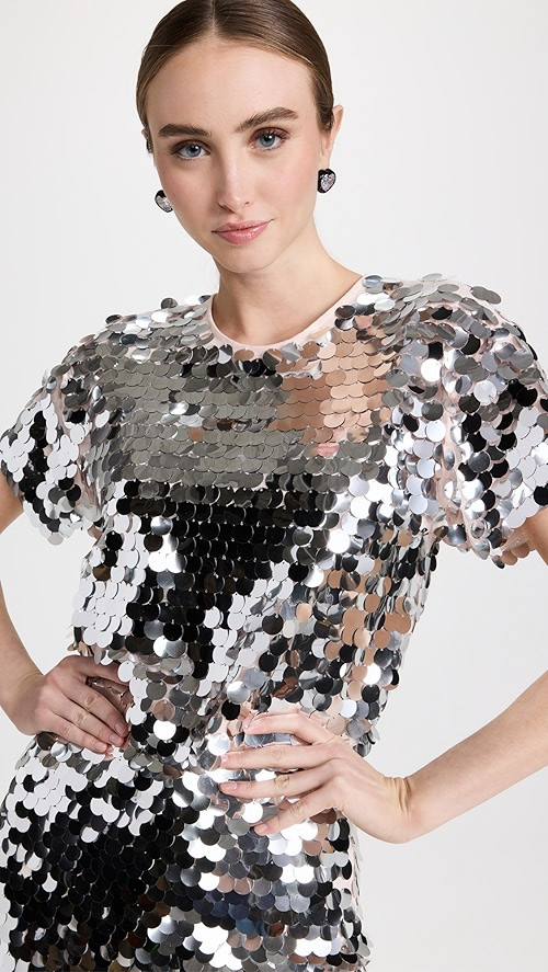 Limelight Sequined Tee | Shopbop