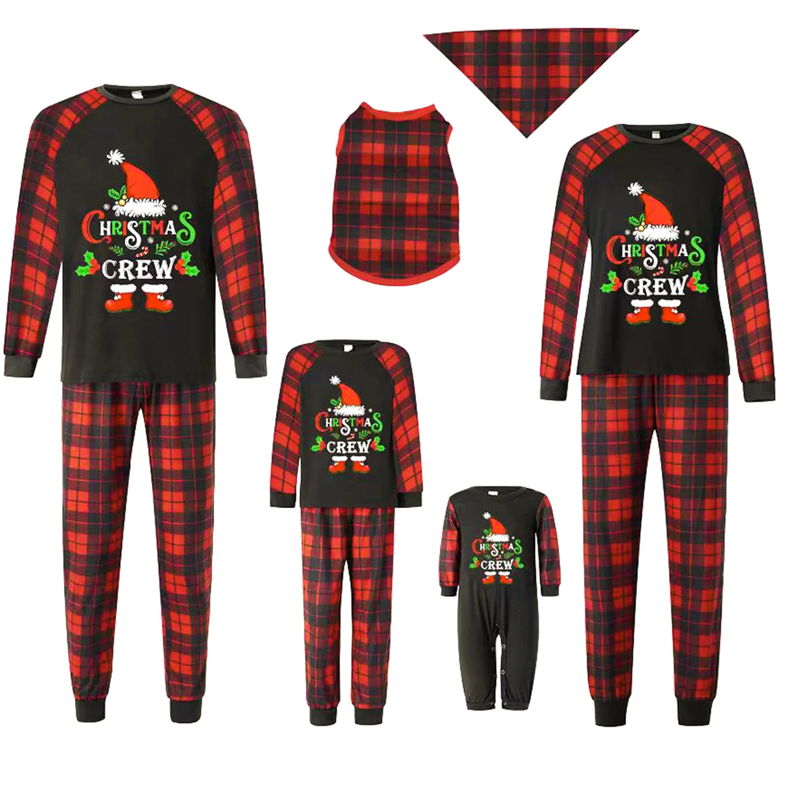 Christmas Pajamas for Family Matching Family Christmas Pajamas Set PJS Holiday Xmas Family Jammie... | Walmart (US)