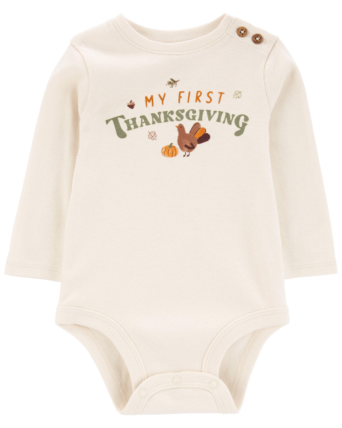 Baby My First Thanksgiving Long-Sleeve Bodysuit - Carter's | Carter's | Carter's Inc