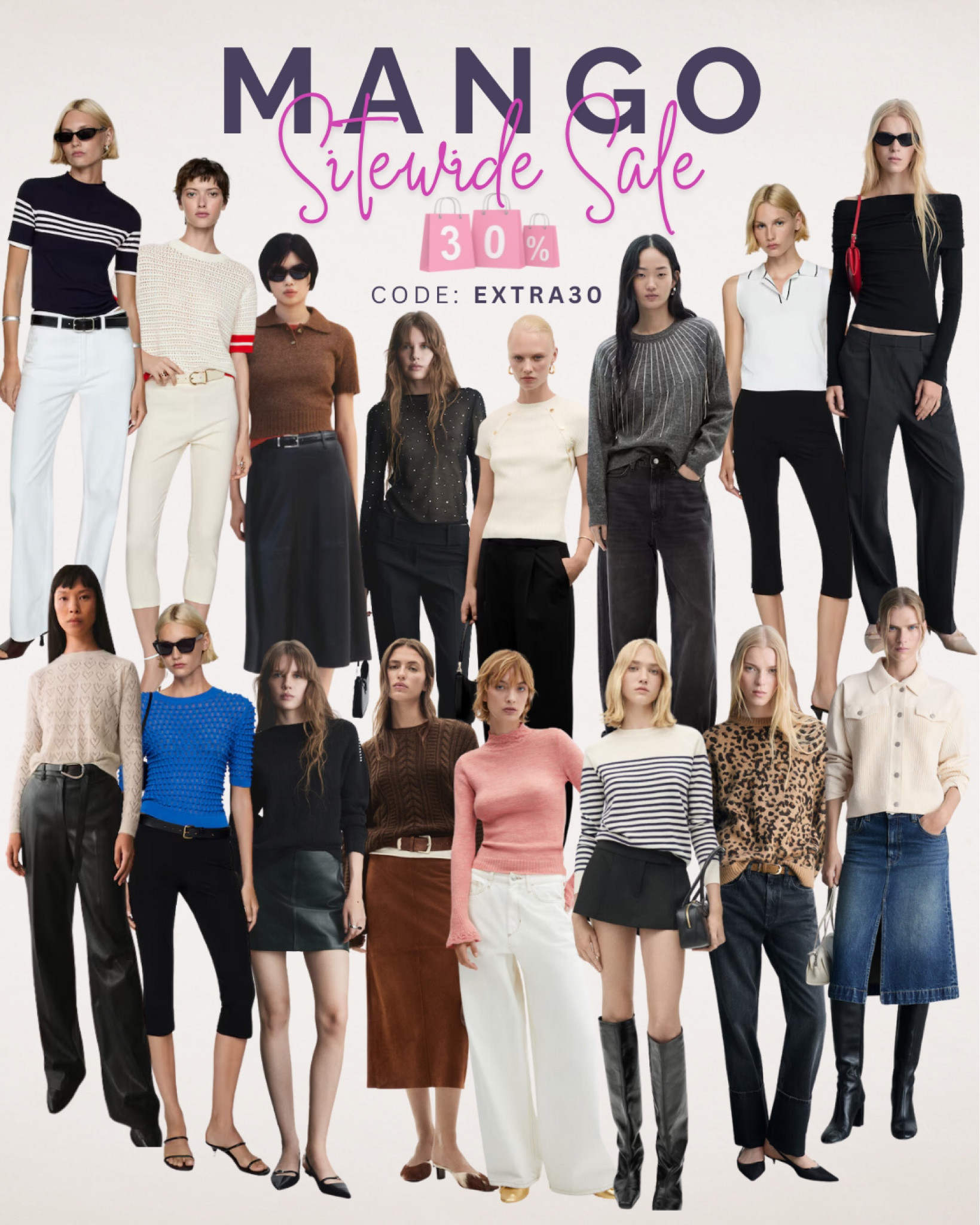 MANGO 30% OFF orders of $199+ Free Shipping with code EXTRA30. Comment SHOP to receive a DM with the link to shop my this post on my LTK.

#LTKFindsUnder50 #LTKSeasonal #LTKFallSale